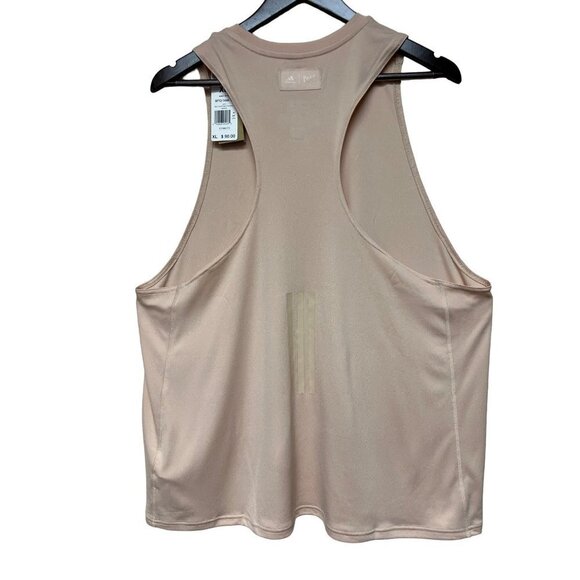 NEW! Adidas x Parley Mission Run for the Ocean Tank Top Halo Blush Beige Size XL - Picture 7 of 13